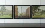 Trois huiles sur toile de Denis Geoffroy-Dechaume