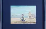 Jeanine Zimbler. Elegantte surréaliste. Achat art, achat décoration, acaht aquarelle