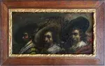 Les spadassins. Ecole du XIXème. Achat tableau art décoration