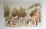 achat lithographie art le cafe de paris d'après rolf rafflewsky