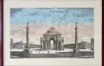 arc de triomphe de Constantin vue d'optique cadeau achat  tableau décoration
