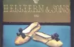 Achat tableau peinture Ballerines dorées à nœuds noirs chaussures art contemporain