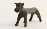 achat sculpture Chien longiligne bronze patiné à l'ancienne
