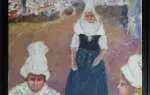 David Azuz. Les Bretonnes. Achat huile sur toile. Achat tableau. Bretagne