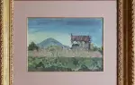 Dimitri Bouchène. Grange à Albano. Achat art, achat tableau, Ecole de Paris, décoration