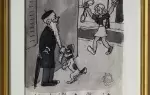 achat tableau dessin humour Fabrication d'avant-guerre de Jean Effel