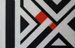 Era Spaziale. Faucon. achat art abstrait, achat tableau, achat abstraction géométrique