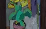 achat tableau peinture Fleurs jaunes de Miloje Todorovitch