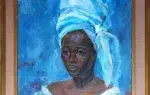 Francis Andruet. Portrait de Mlle Ruby Akuamua. Achat art, achat décoration, achat portrait