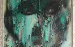 achat tableau peinture Homme,visage déstructuré aline gagnaire