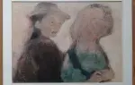 Jean Baptiste Chéreau. Les bonnes manières. Technique mixte sur papier 