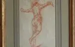 achat art sanguine Jeune danseur de menuet. Suiveur de Watteau.