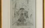 achat tableau peinture La fontaine Médicis d'André Dunoyer de Segonzac