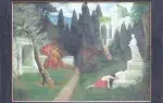 achat tableau peinture La grande pleureuse. Ecole germanique.