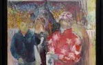 Les vainqueurs tableau cheval aux courses jockey