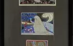 achat tableau Mille et une nuits.Femmes, roses et oiseaux de brunelleschi