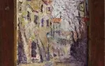 achat tableau peinture Montmartre. Rue Saint Vincent.