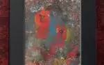 Gouache Leonor Fini Jardins minéraux Les pavots Achat tableau