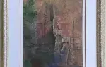 Pierre-Jean Couarraze. Vue de mur. Achat tableau, achat ruines, achat art contemporain, 