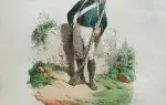 Napoléon bataille barrière Clichy 1814 Pupille. Garde impériale.