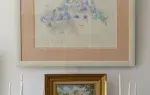 Shan-Merry. Rêverie en bleu. Aquarelle. Achat aquarelle. Achat tableau. 