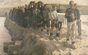 André Mériel-Bussy. Enterrement d'enfant à Séné