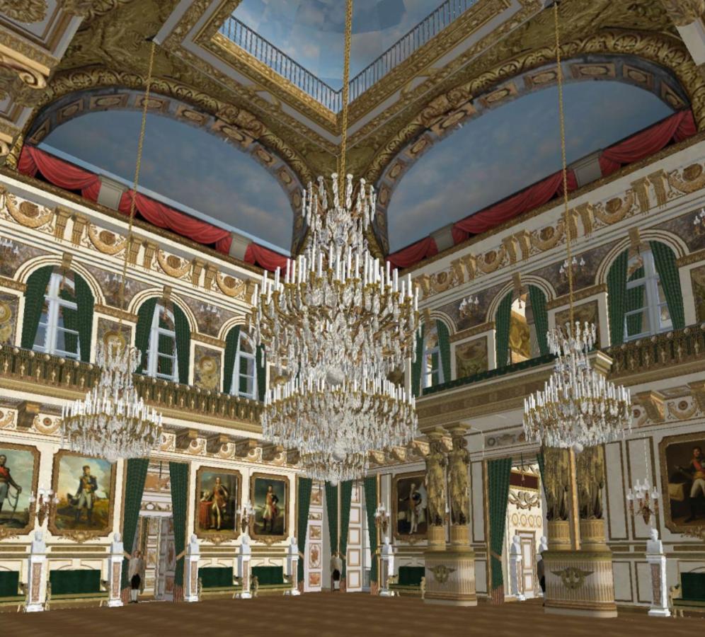 reconstitution salle des maréchaux palais des tuileries